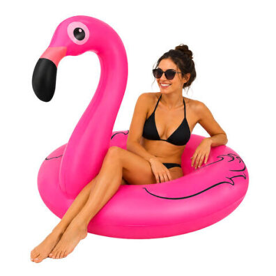 Koło dmuchane Flaming Różowy 102cm do pływania na basen K379