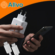 Ładowarka sieciowa USB / USB-C 45W PD QC-3.0 + Kabel USB-C do USB-C (AL45 + ALDG977) AL45K (5)