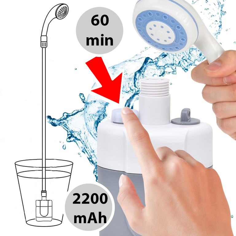 Namiot Przebieralnia Przenośna Toaleta WC + Prysznic (D950 + K59C) K59K (7)