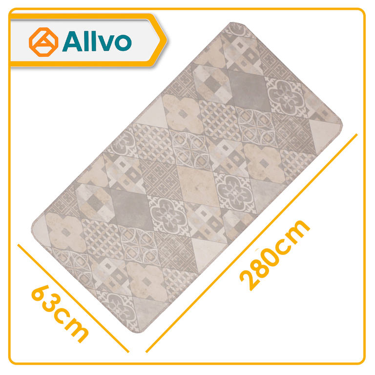 Dywan do Domu Kuchni Chodnik Kuchenny PVC 63x280cm Allvo D7627 (3)
