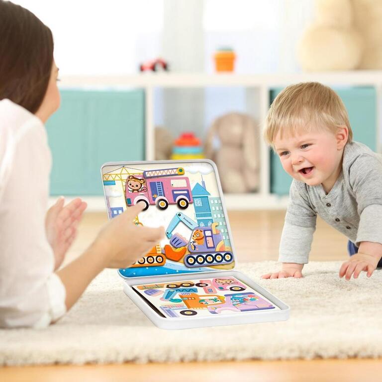 Układanka Magnetyczna Zwierzątka Samochodziki Puzzle U977 (4)