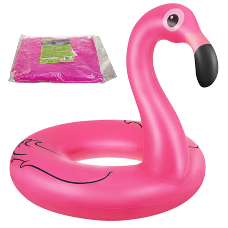 Koło dmuchane Flaming Różowy 102cm do pływania na basen K379 (4)