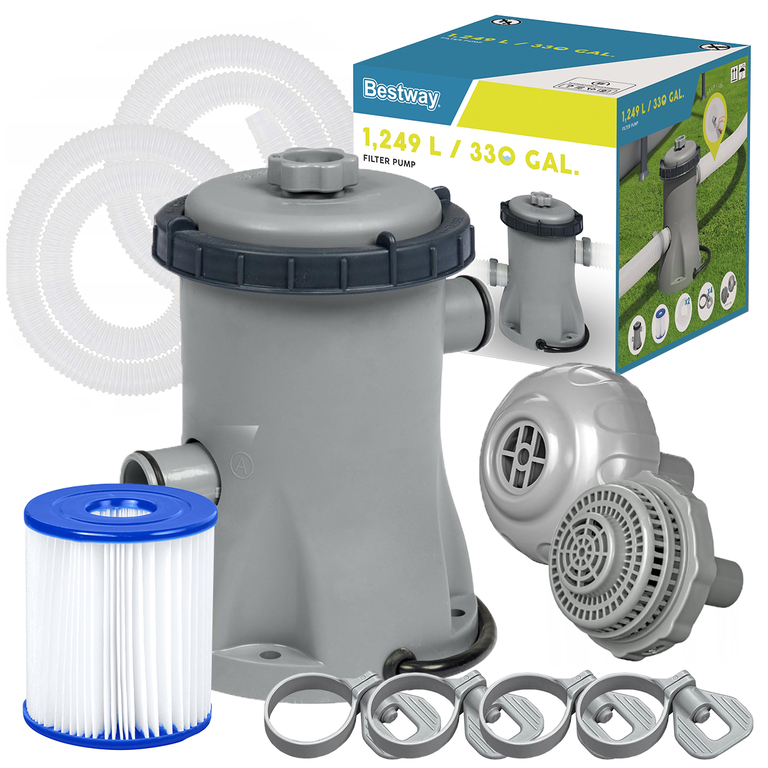 Pompa Filtrująca Kartuszowa do Basenu Ogrodowego Bestway 58381 K176 (4)